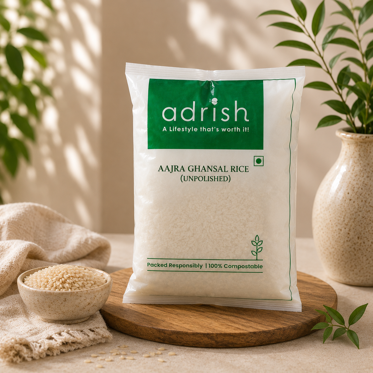 Aajra Ghansal Rice (Unpolished)