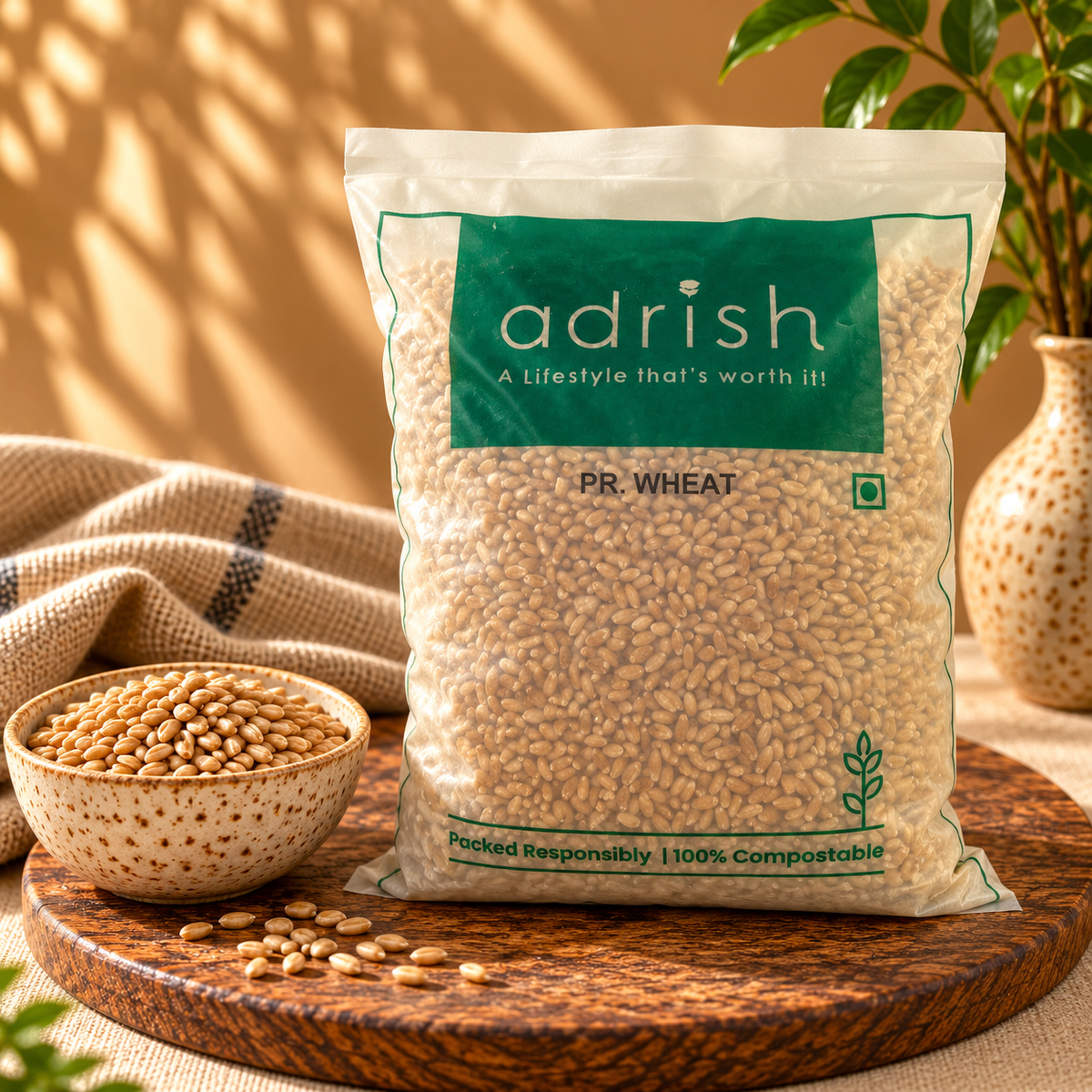 Sharbati Wheat Whole