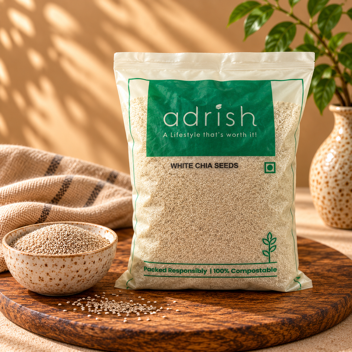 White Chia Seeds