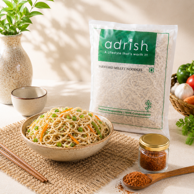 Barnyard Millet Noodles with Tastemaker