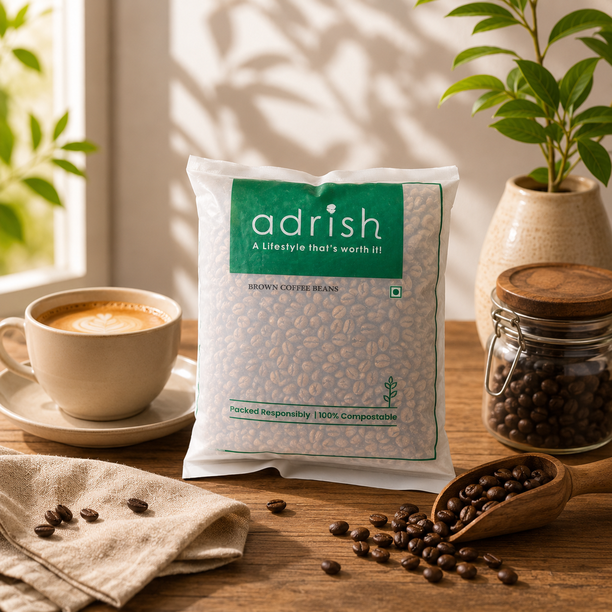 Brown Coffee Beans