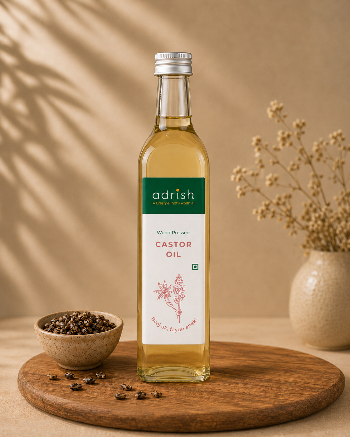 Wood-pressed Castor Oil