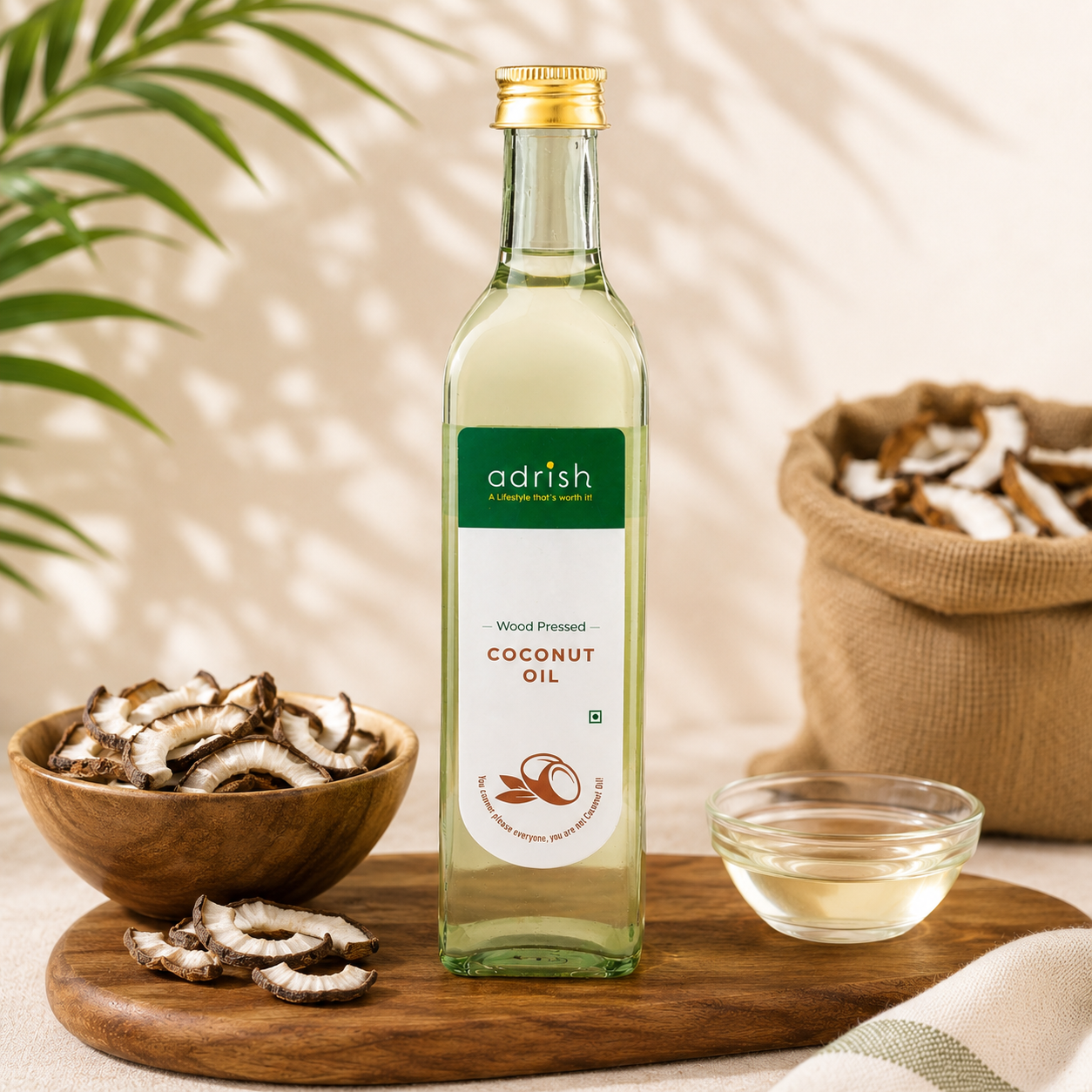 Wood-pressed Coconut Oil