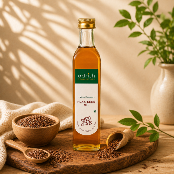 Wood-pressed Flaxseed Oil