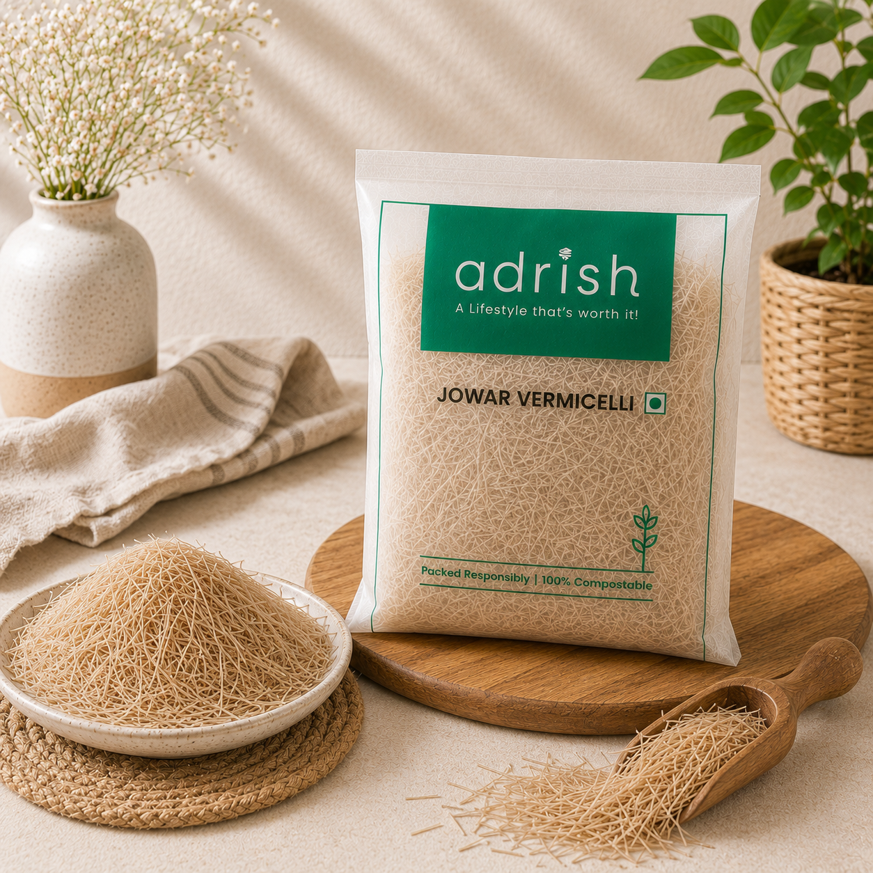 Jowar vermicelli (sevaiya)