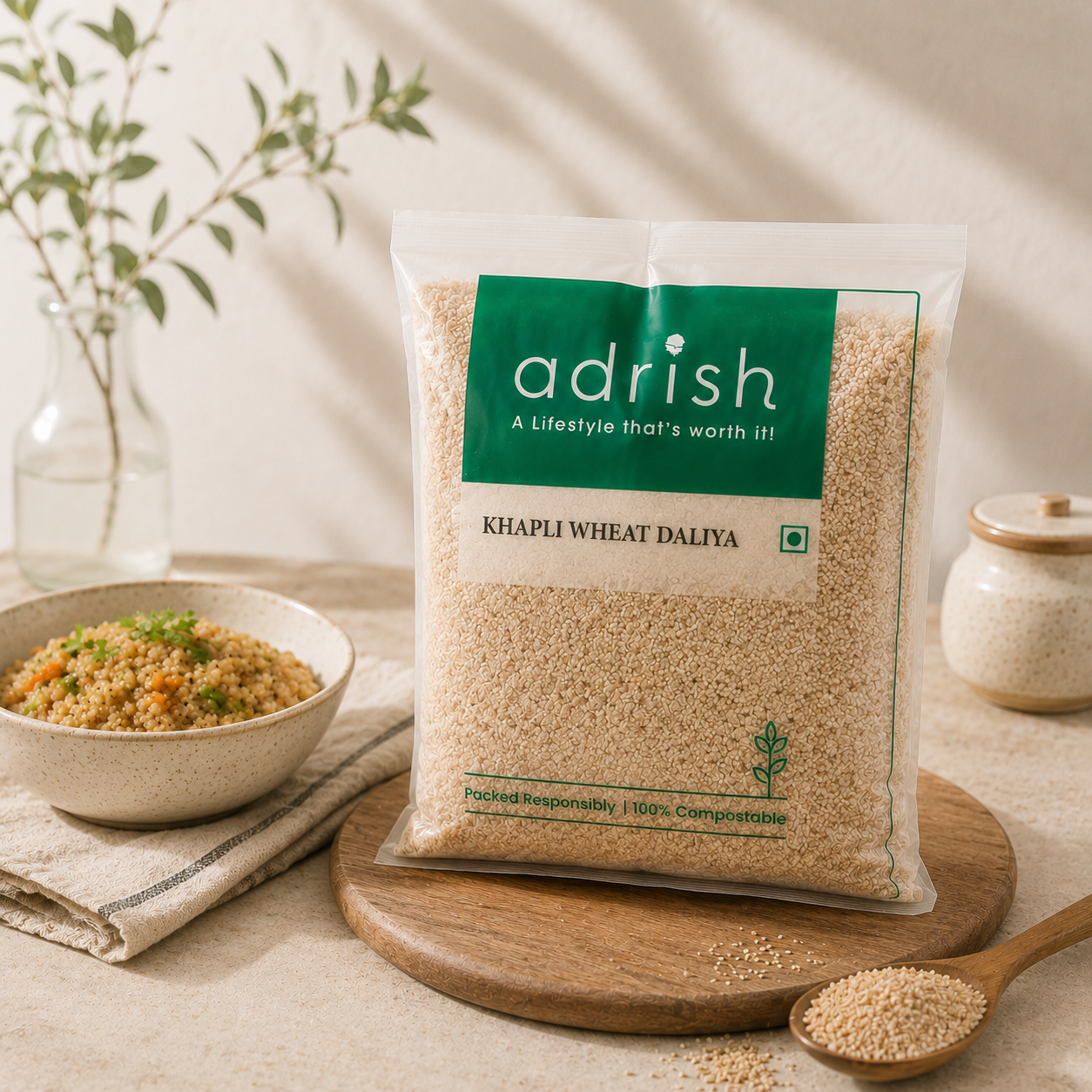 Khapli Wheat Dalia