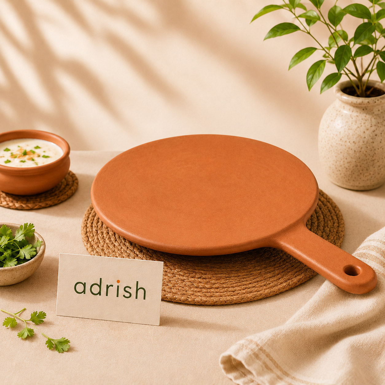 Mitti Tawa with Handle