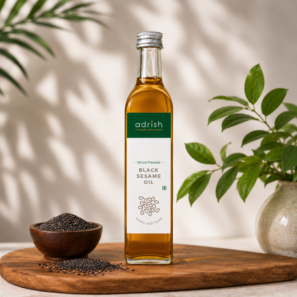 Wood-pressed Black Sesame Oil