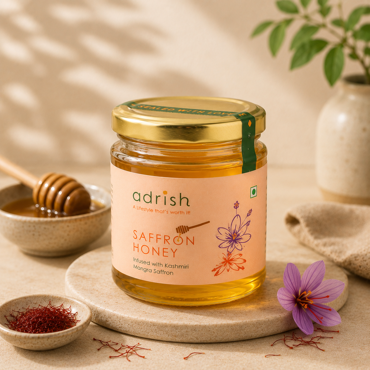 Saffron Honey