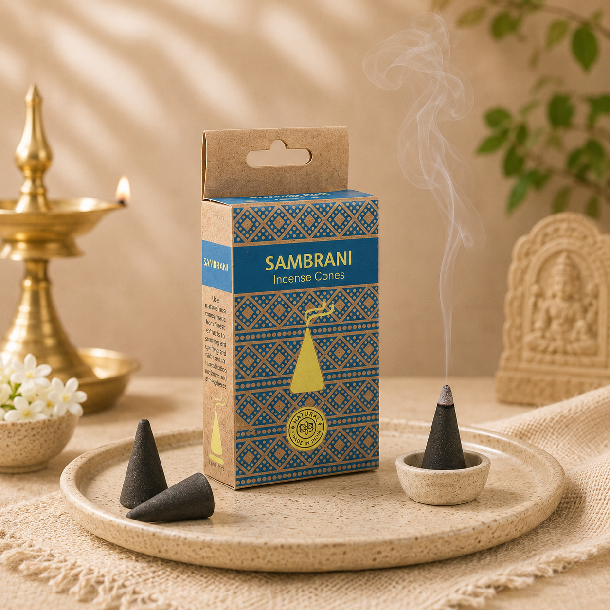 Sambrani Incense Cone