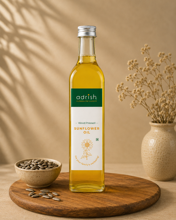 Wood-pressed Sunflower Oil