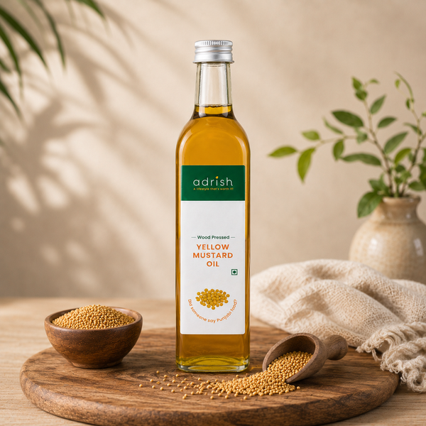 Wood-pressed Yellow Mustard Oil
